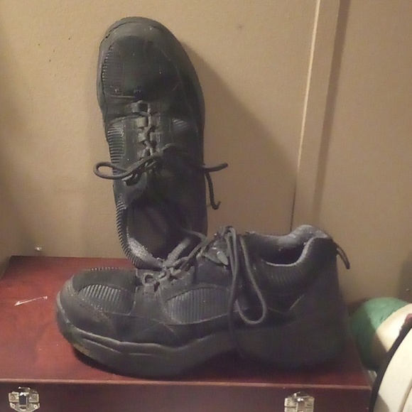 Brahma Cruize Steel Toe Work Shoes Size 10 Slip Resistant Black Low Top Lace Up - Picture 9 of 15